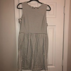 JCrew factory stripes daybreak dress